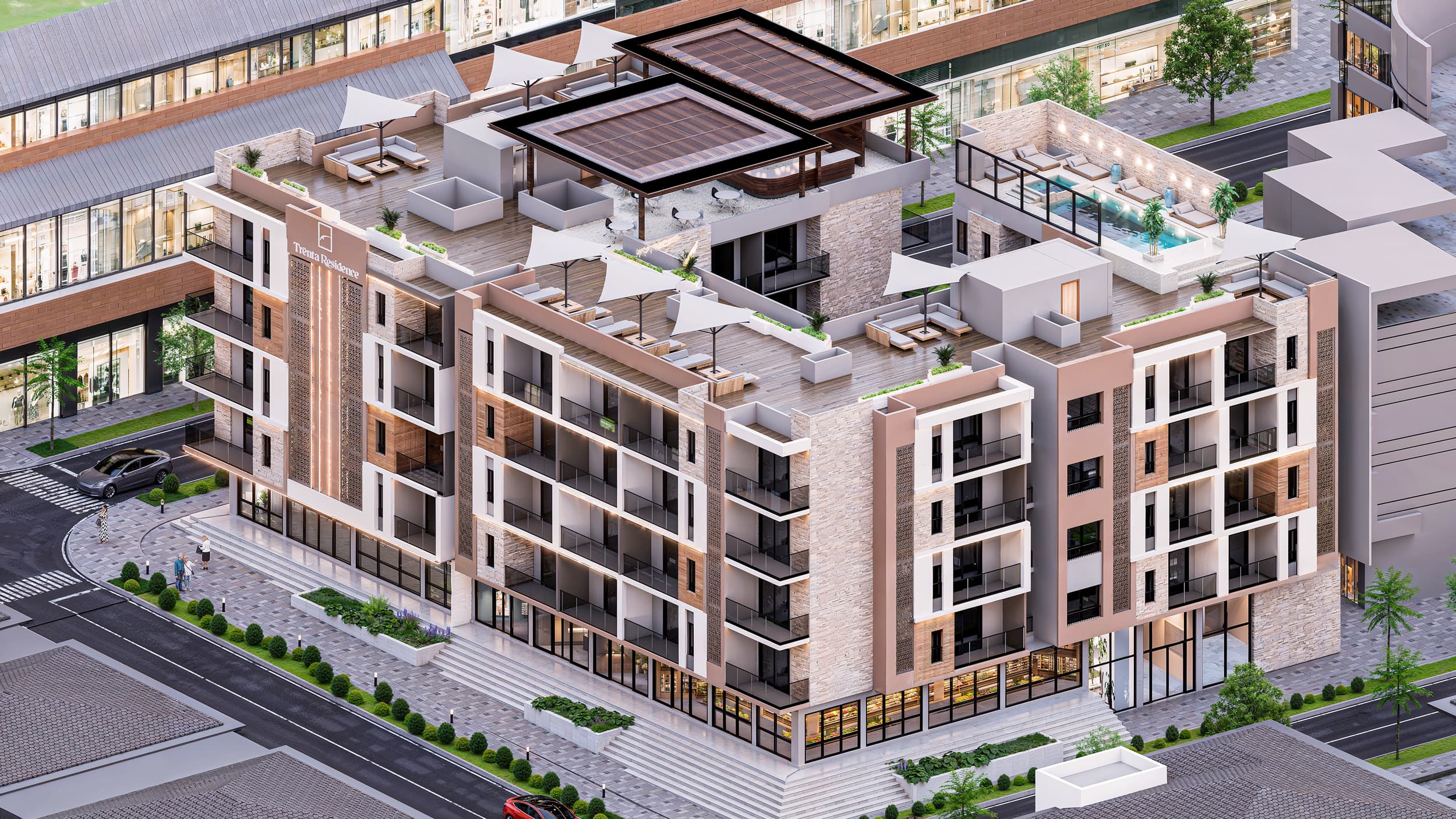 Sea view apartments for sale in Hurghada at Trenta Residence