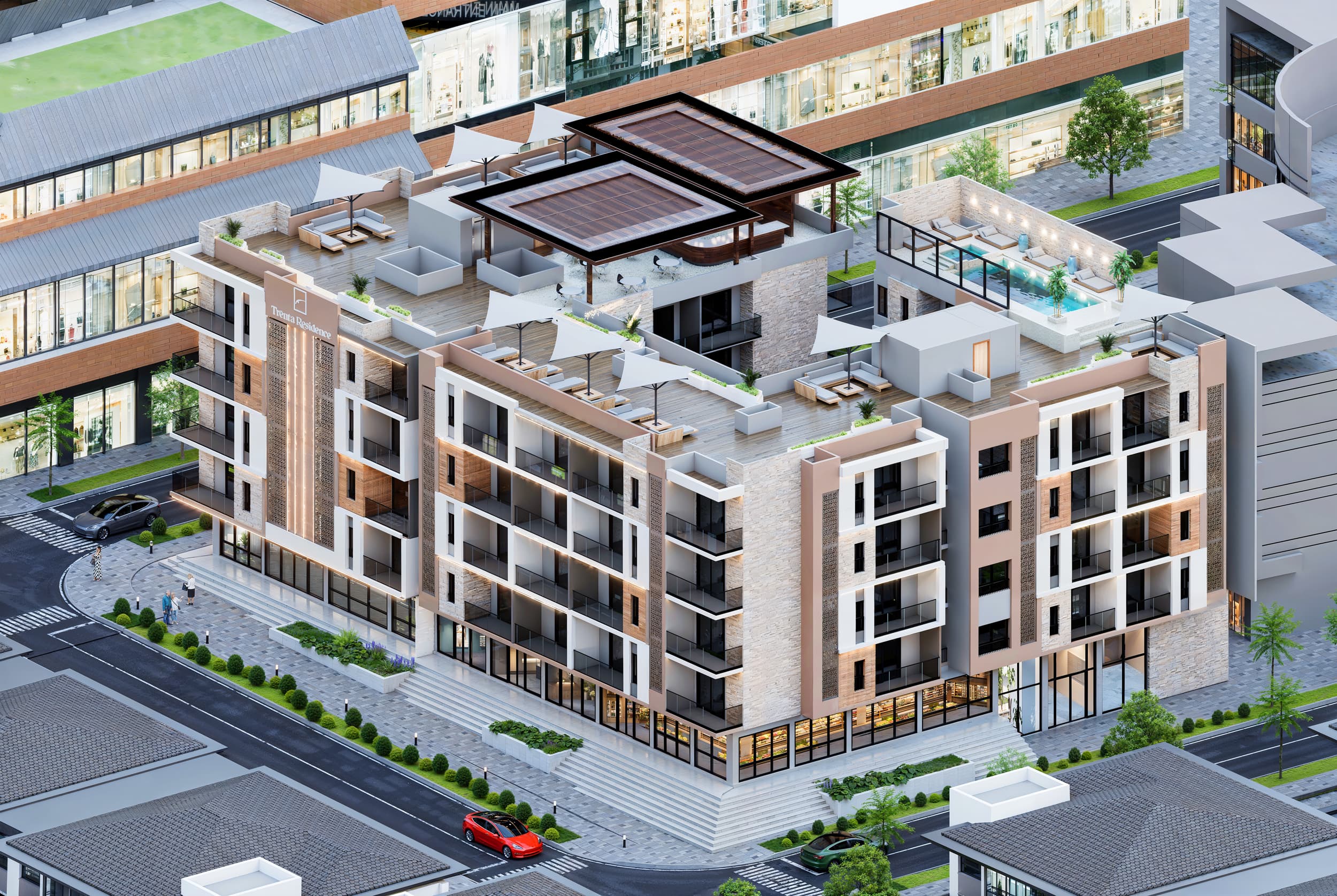 Trenta Residence amenities in Hurghada