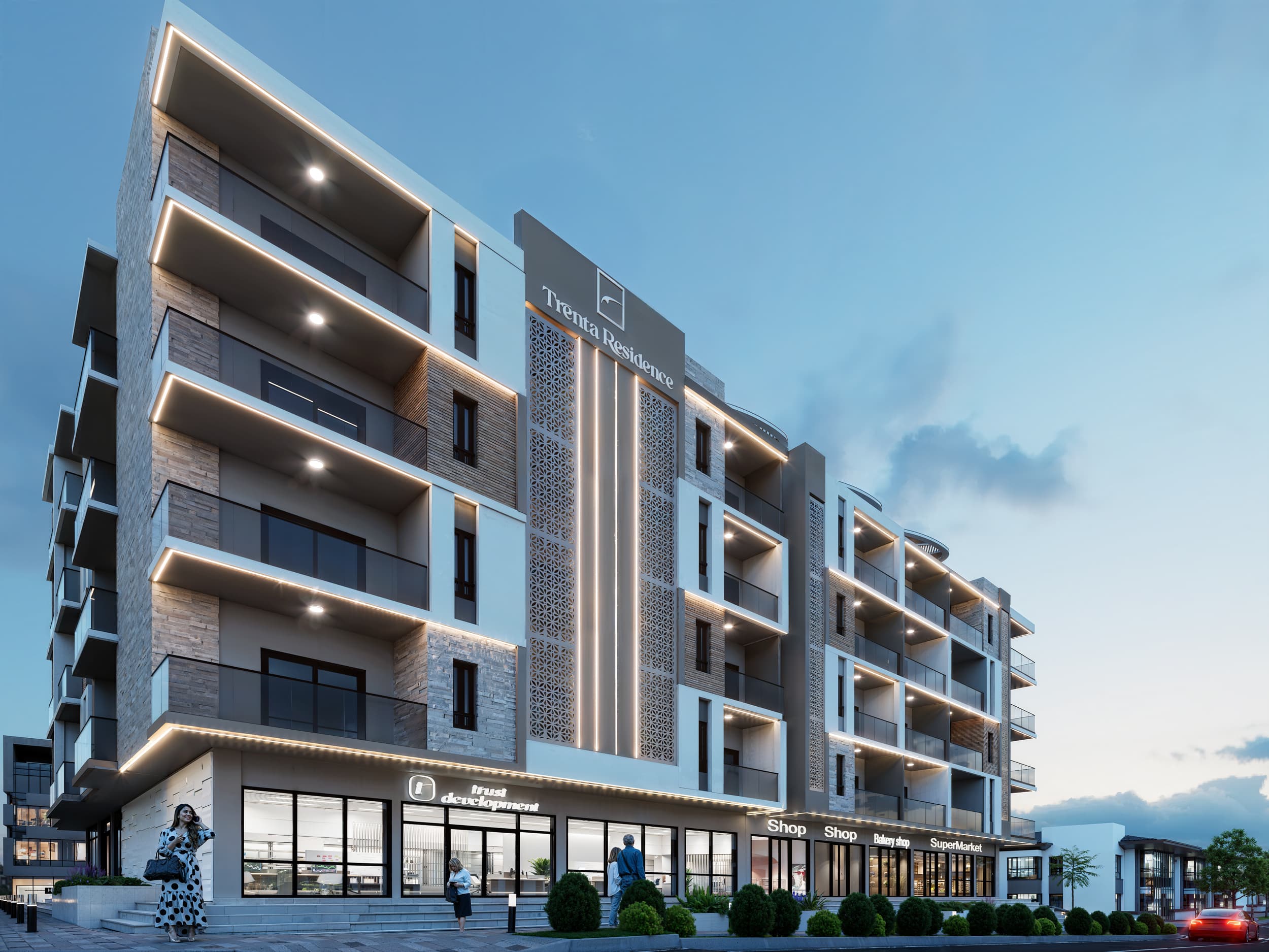Trenta Residence location in Arabia Hurghada